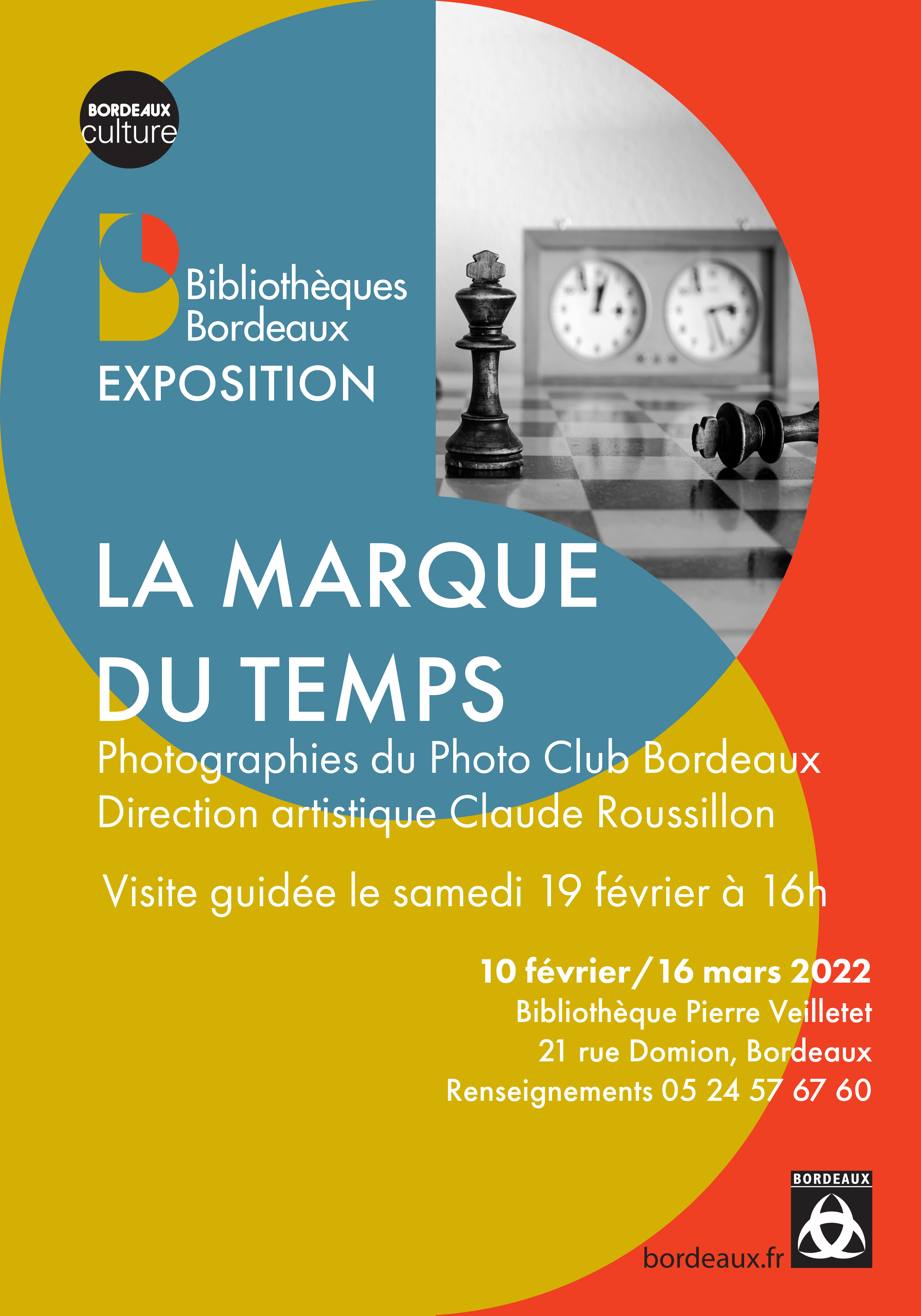 affiche Pierre Veilletet exposition '' la marque du temps'' (1)